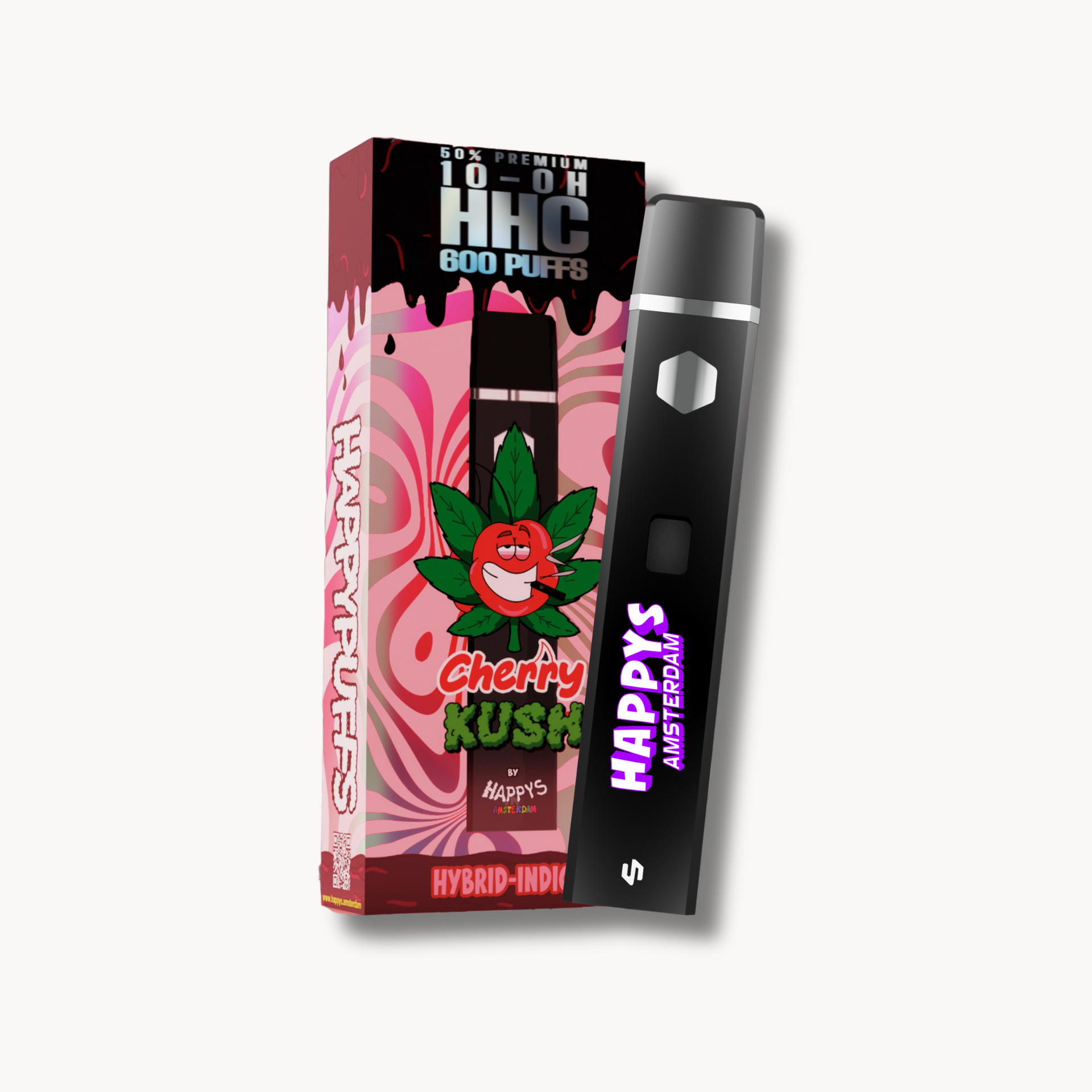 Happys Amsterdam 50% 10-OH-HHC Premium Einweg Vapes 1ml  Hamphavn