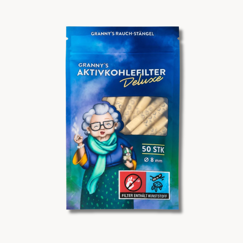 Granny’s Hybrid Aktivkohlefilter Deluxe 8 mm - 50 Stück