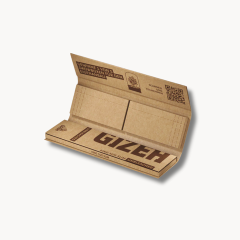 GIZEH Unbleached King Size Slim + Tips