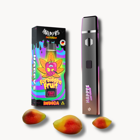 NEU! NEU! NEU! Happys Amsterdam Premium 1ml TAC Vape Forbidden Fruit - Indica