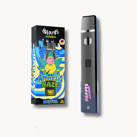 Neu! Kauf 3 und spare Angebot! Happys Amsterdam 1ml TAC Vape in verschiedenen Aromen erhältlich!