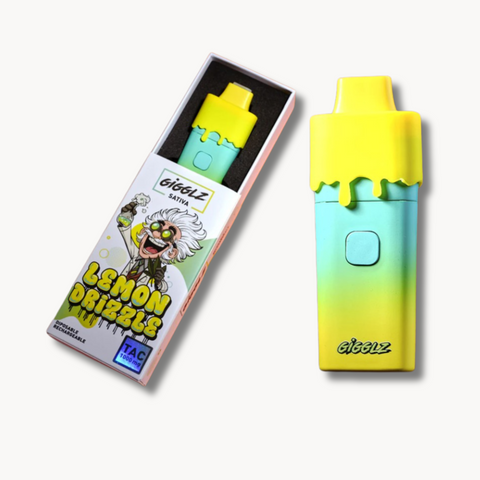 Gigglz Premium TAC Vape -Lemon Drizzle- 1ml (Sativa)