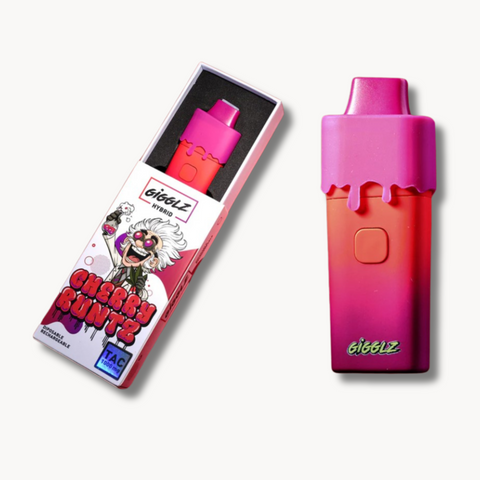 Gigglz Premium TAC Vape -Cherry Runtz- 1ml (Hybrid)